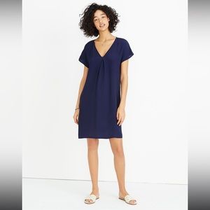 Madewell Moment Dress XXS Nightfall Navy Blue